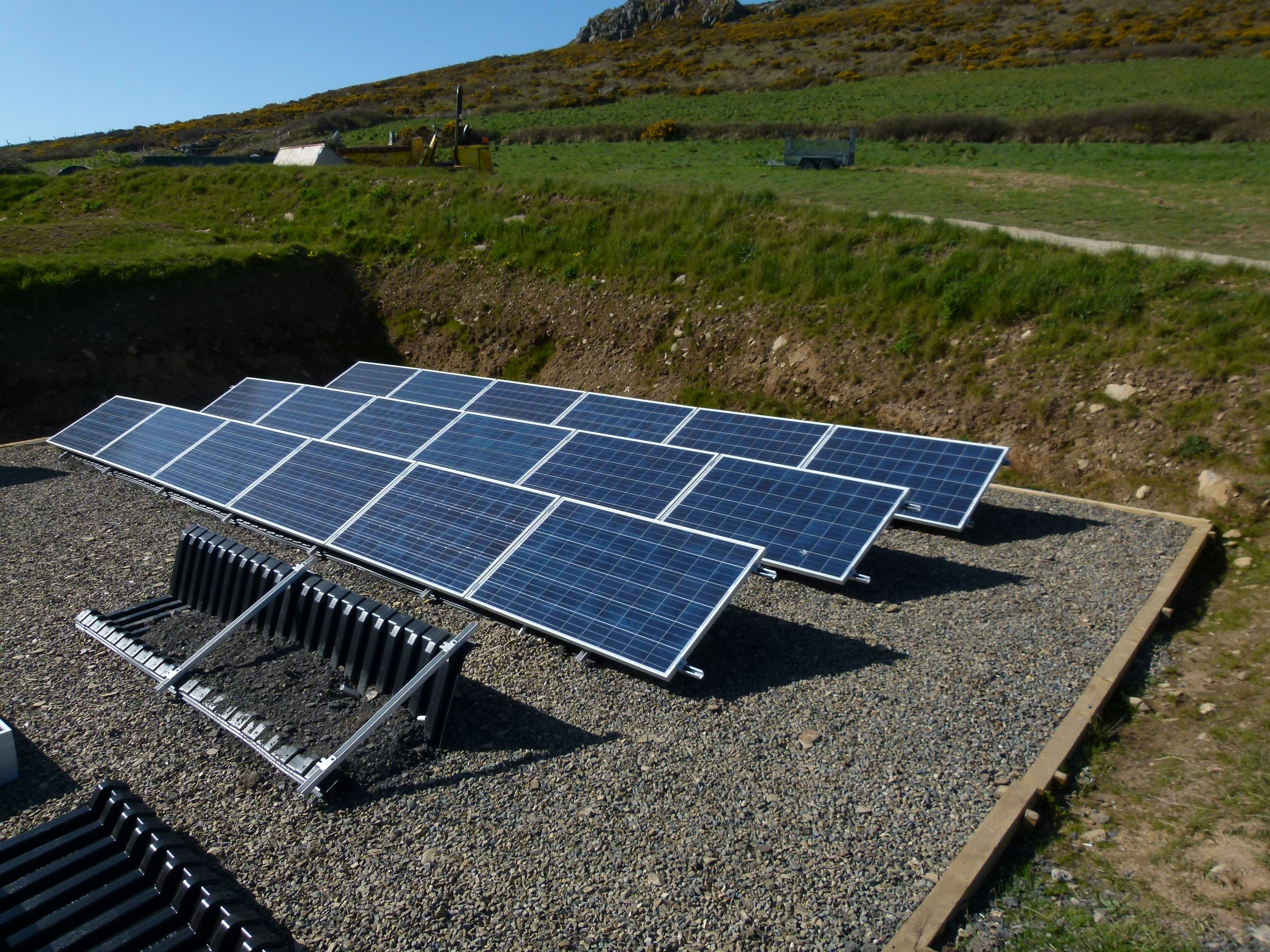 Ground mounted PV system Ground mounting kit