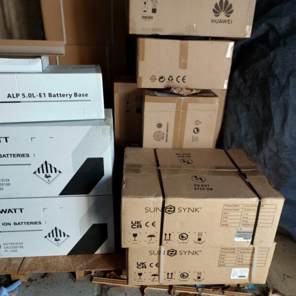 Home battery backup storage supplies
