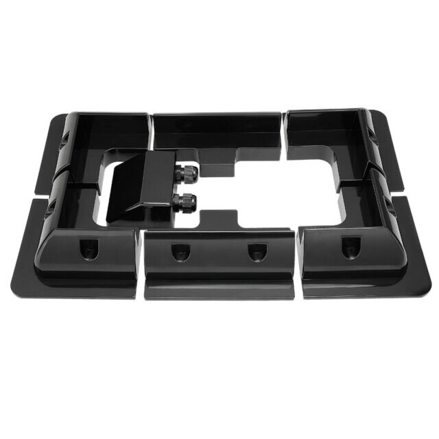 Caravan-roof-complete-solar-panels-fixing-kit-black