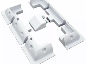 Caravan roof solar panel fixing kit