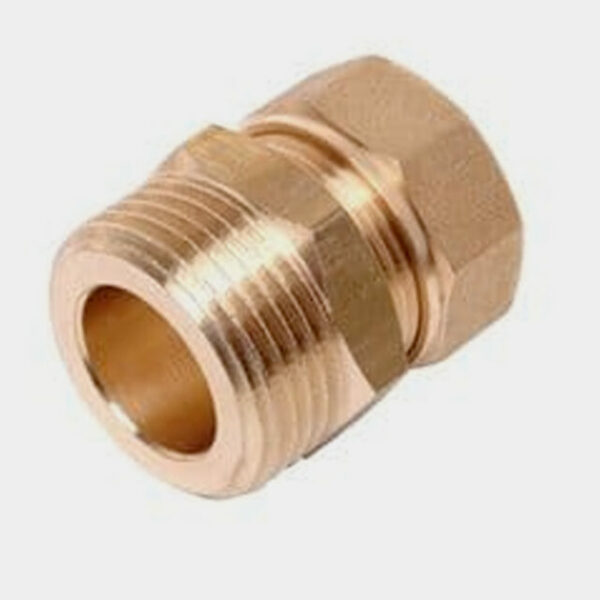 Male copper solar connectors