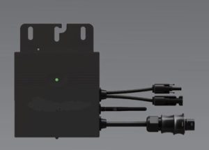 Micro inverter single panel grid connection system