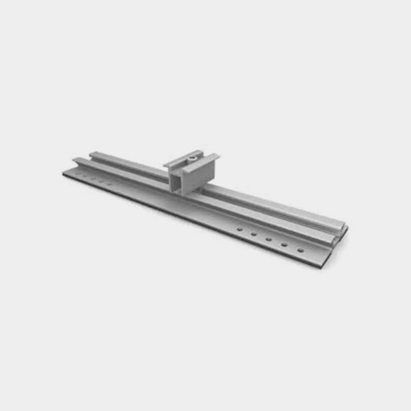 Mini rail metal roof solar panel fixing set