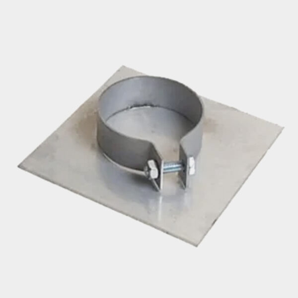 Post-foundation-clamp Solar lamp post spares
