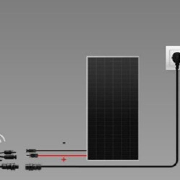 Single panel plug in inverter