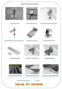 Solar PV Systems fixing kits