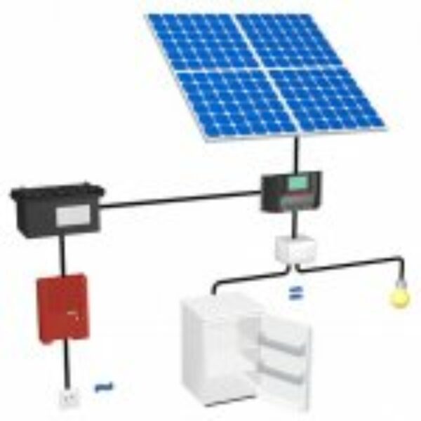 Small solar battery system
