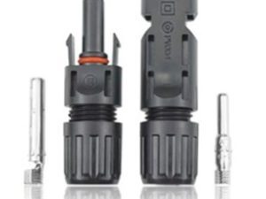 MC4 male and female solar cable connectors