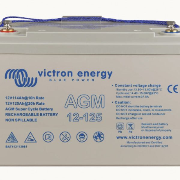 Victron 125Ah AGM super cycle battery Solar battery 120 Ah