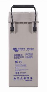 Victron 200Ah telecom battery 12v AGM deep cycle side view
