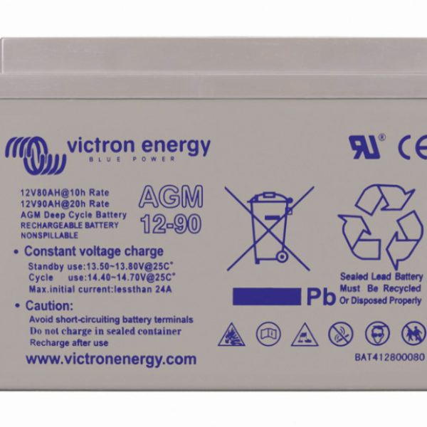 Victron 90Ah AGM deep cycle battery Solar Battery 85Ah