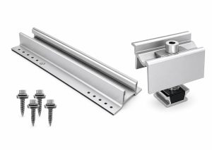 K2 Mini-rail + end-clamp & screws kit