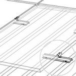 solar panel mini rail fixing layout