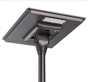 All in one dusk until dawn solar lighting system