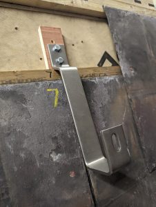 plain tile solar bracket with screws