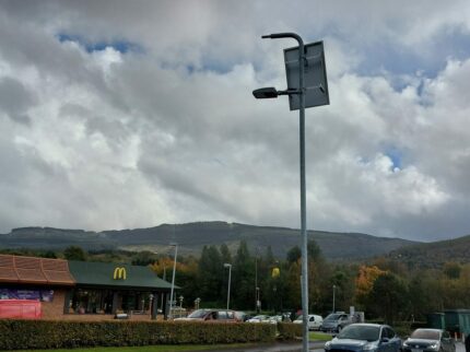 dbs-lighting-next-to-mcdonalds Solar Street lighting systems