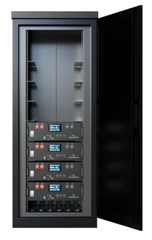 20kwh rack battery in cabinet