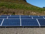 Flat surface solar panel mounting system