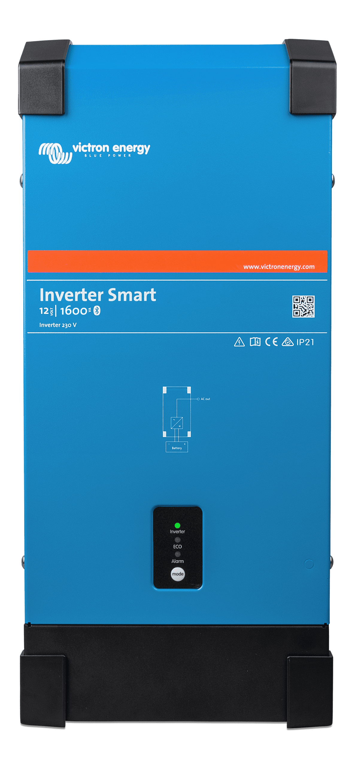 Inverter 12V 1600VA Smart (front) Victron smart off-grid inverter
