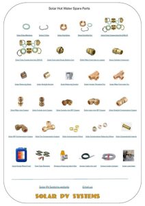 Solar hot water tube spare parts list