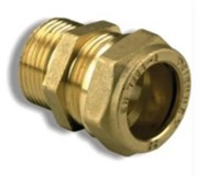 Solar heating DN male to copper fitting Solar heating male iron straight compression