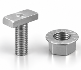 Solar Fixing T bolt & Nut Set