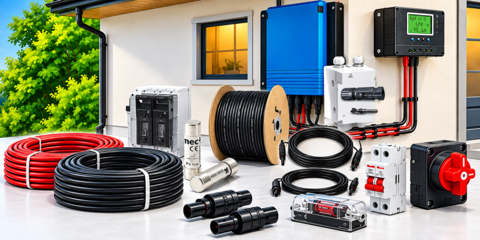 Solar cables and associated spare parts